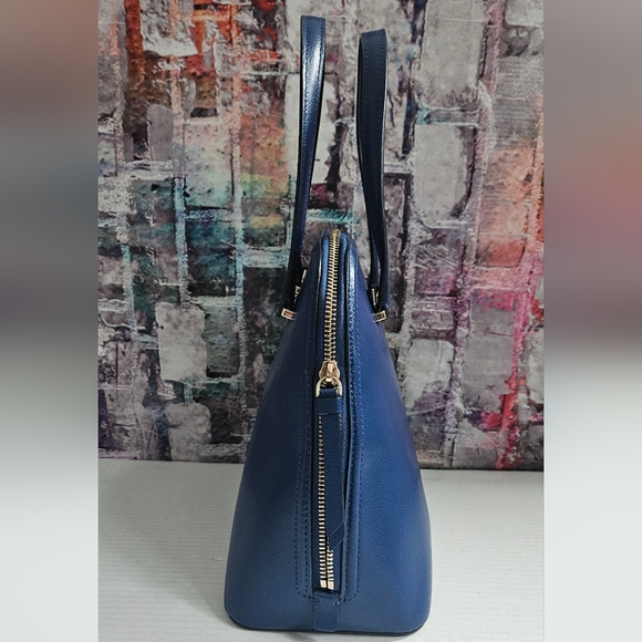 Kate Spade Navy Blue Satchel - Picture 3 of 14